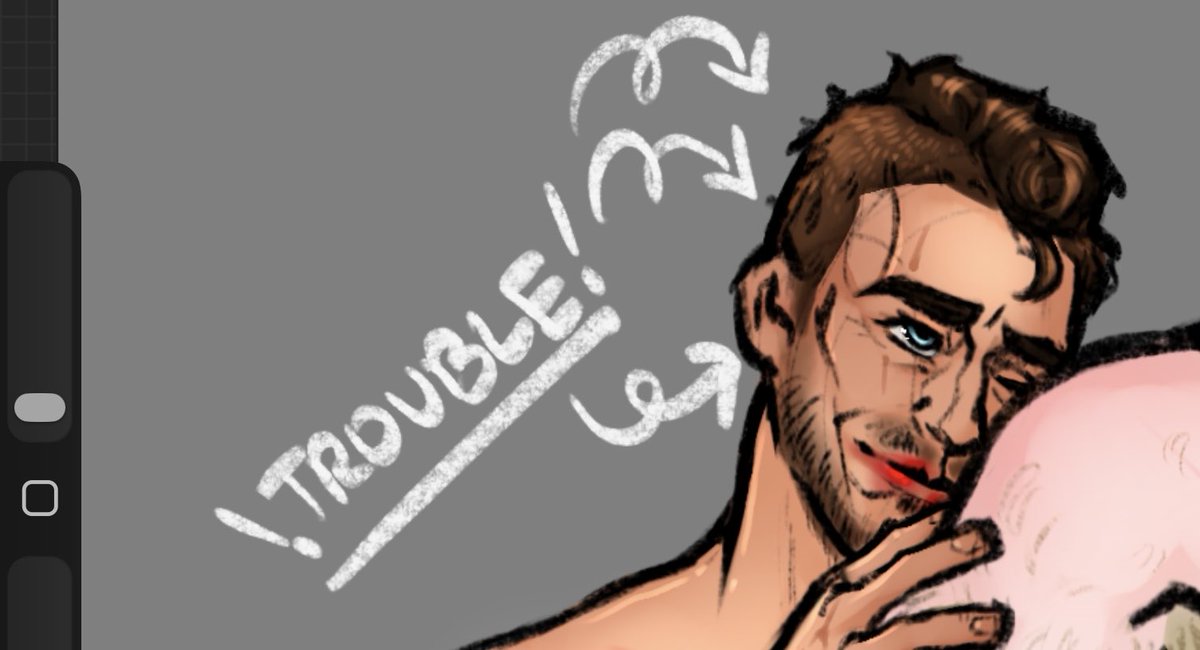 Troublemaker…. #ghoap (preview of a Halloween piece >:3)