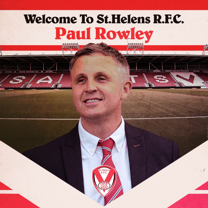 Saints1890's tweet photo. 🤝 Welcome to Saints, Paul Rowley!

St.Helens R.F.C. is delighted to announce the appointment of Paul Rowley as Head Coach of our First Team

Full story 😇 https://t.co/XyjTIApwPl

#COYS