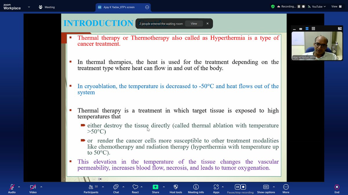 kipmcet751's tweet photo. 🌟 #ATAL_FDP 2025 – Sessions 9 &amp; 10 🌟
Thanks to Dr. Ajay Kumar Yadav, IIT Patna for insights on Thermal Therapies of Cancer, and Mr. Meraj Ahmad, Hilux Auto Electric for Emerging Automotive Electrical Trends. Inspiring talks bridging engineering, healthcare &amp; sustainability! ⚙️ https://t.co/qsT6yaZACk