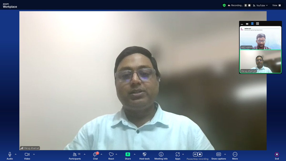 kipmcet751's tweet photo. 🌟 #ATAL_FDP 2025 – Sessions 9 &amp; 10 🌟
Thanks to Dr. Ajay Kumar Yadav, IIT Patna for insights on Thermal Therapies of Cancer, and Mr. Meraj Ahmad, Hilux Auto Electric for Emerging Automotive Electrical Trends. Inspiring talks bridging engineering, healthcare &amp; sustainability! ⚙️ https://t.co/qsT6yaZACk
