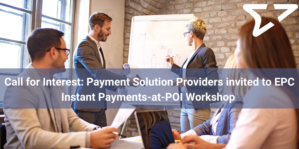 📢 The EPC is seeking payment solution providers to participate in the Instant Payments-at-POI Workshop on 14 November 2025 in Lisbon.
The session will address the use of SCT Inst at the point of interaction and potential interoperability measures.
Applications are open until 31