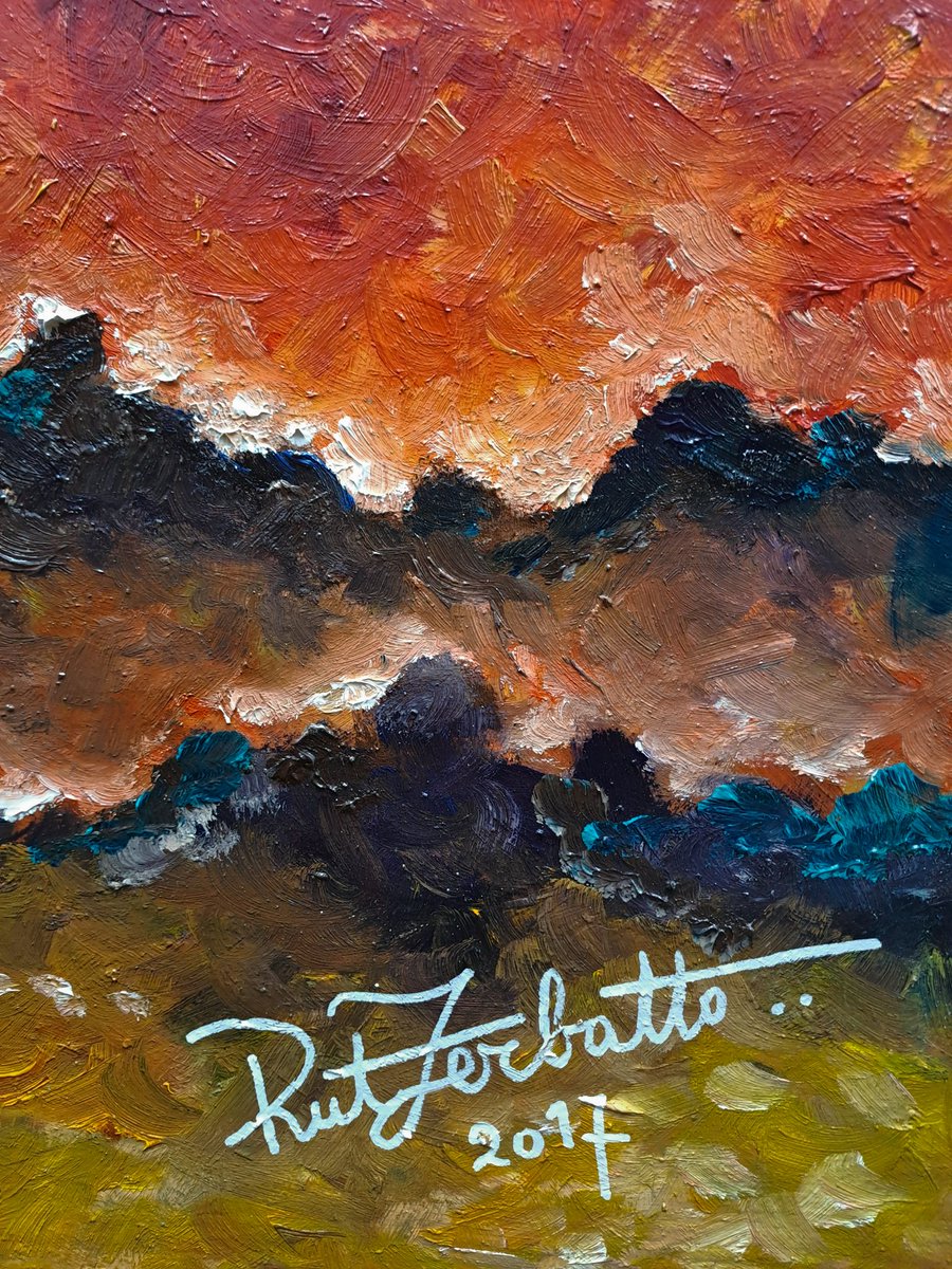 RutZerbatto's tweet photo. TORMENTA.-

Las pinceladas vibran, estallan en color y textura, como energía pura en expansión.
La oscuridad se aproxima, lenta y firme, desdibujando la calidez del atardecer.

#rutzerbatto
#abstractpainting
#contemporaryart
#mixedmedia
#mixedtechnique
#shoponline https://t.co/HO2ZK47f8Y