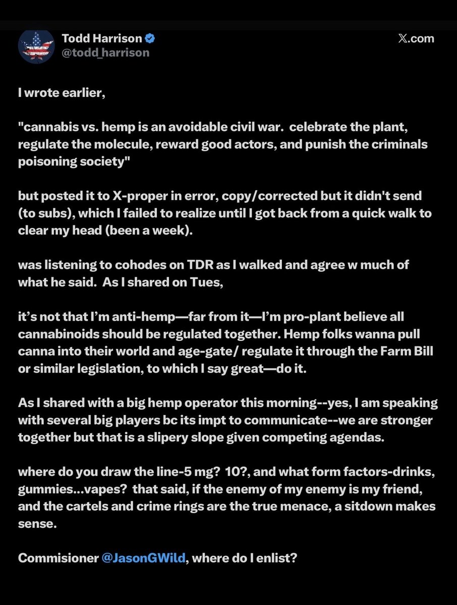AlderLaneEggs's tweet image. Very well said ⁦@todd_harrison⁩ The Civil War doesnt work for anyone