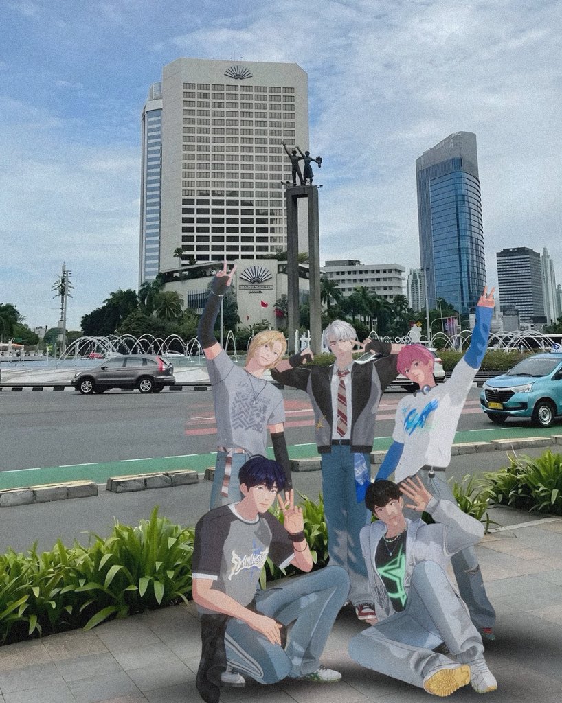 Welcome to Jakarta 
💙💜💗❤️🖤