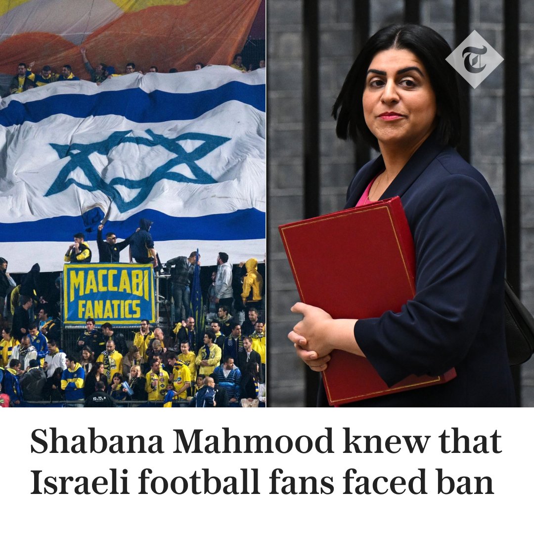 The Telegraph (@telegraph) on Twitter photo 🚨 EXCLUSIVE: The Home Secretary knew last week that Israeli football fans faced a ban from Villa Park, The Telegraph can disclose.
Read the full story: telegraph.co.uk/news/2025/10/1… 🚨 EXCLUSIVE: The Home Secretary knew last week that Israeli football fans faced a ban from Villa Park, The Telegraph can disclose.
Read the full story: telegraph.co.uk/news/2025/10/1…