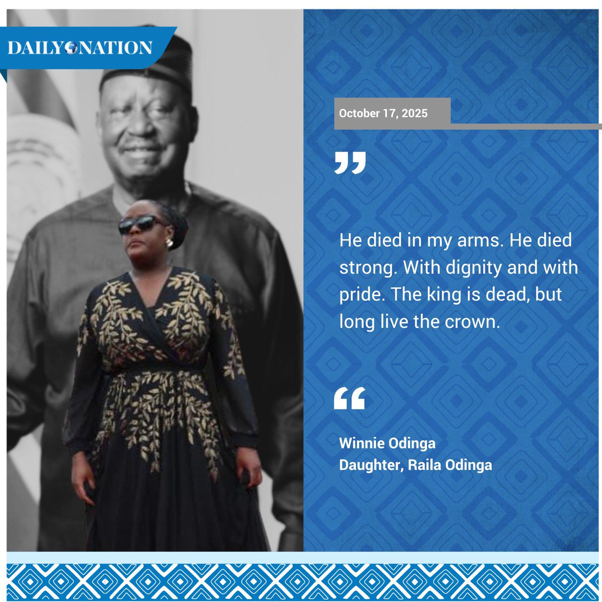 Parents give birth to kids but there are those kids that will always have every chromosome of the parent. This lady Winnie  is her fathery daughter .No wander those that believed I. The late <a href="/RailaOdinga/">The Raila Odinga Amolo Foundation</a>  want her to take his path politically.
Winnie you have made ur father proud