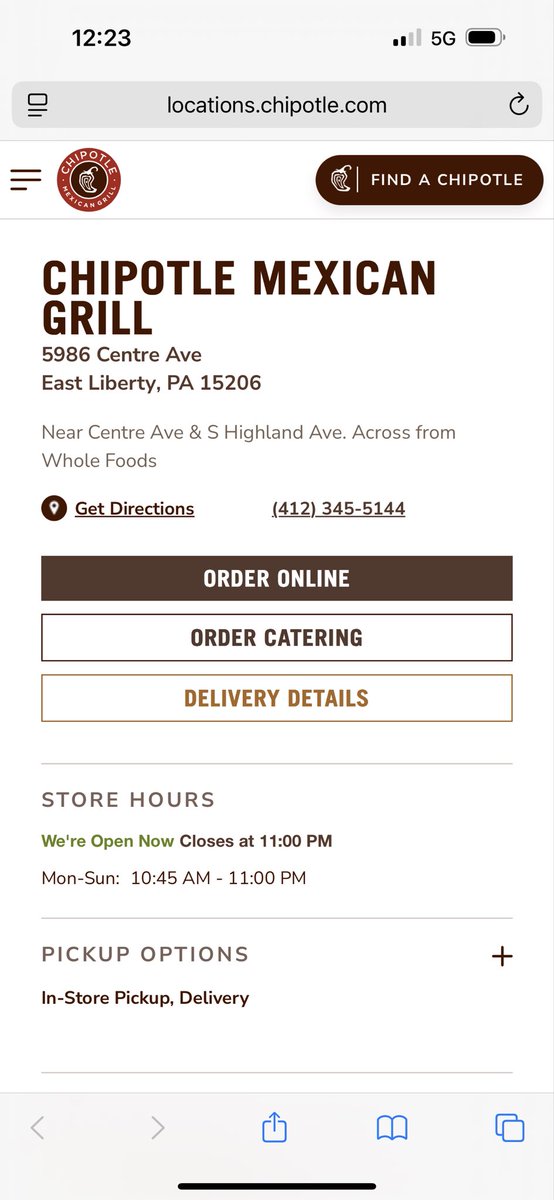 cdvadas's tweet photo. @ChipotleTweets we placed an order at this location and they are inside and not opening the doors. https://t.co/b3qK7Ao8ne