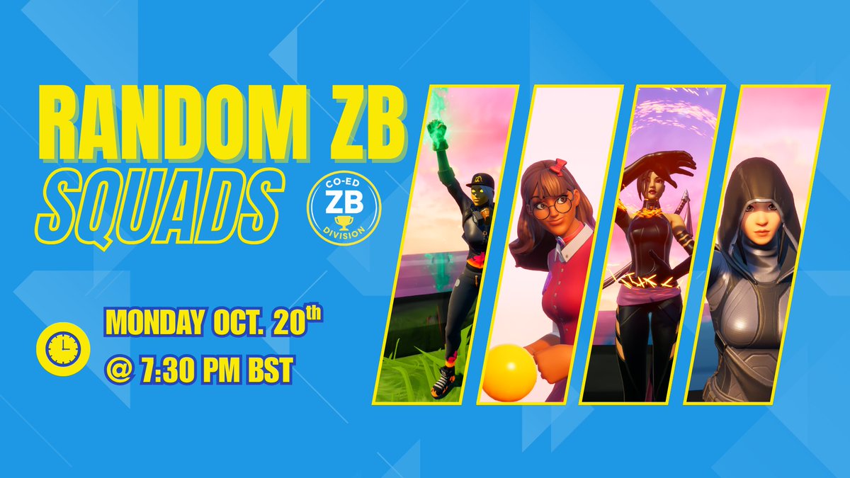 Co-Ed Zero Build Division tweet media