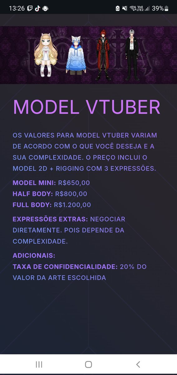 Cara.... eu literal abaixei o valor da minha comm de model full pra menos da metade e msm assim nn deu certo....

Sendo sincero, eu to a um fio de vender meu pc, infelizmente  nn tem condições  de fazer entrega de bike, e nn tem como eu fazer um model full body por menos de R$500
