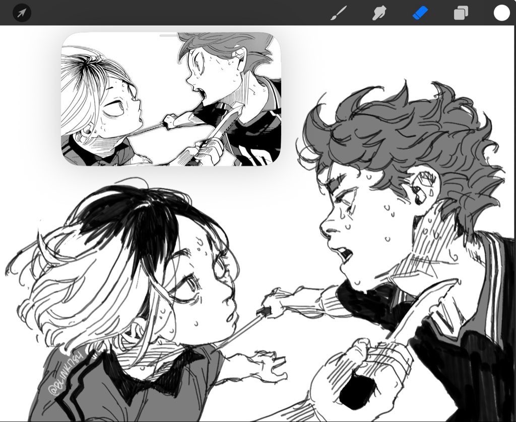 blink1784's tweet image. i also liked dis one #kenhina #hq