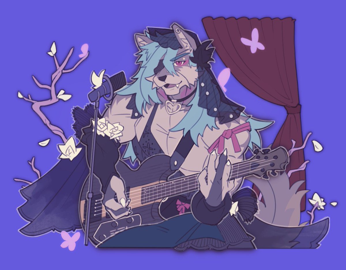 🎸
This is a drawing for  BlossomingRuin~