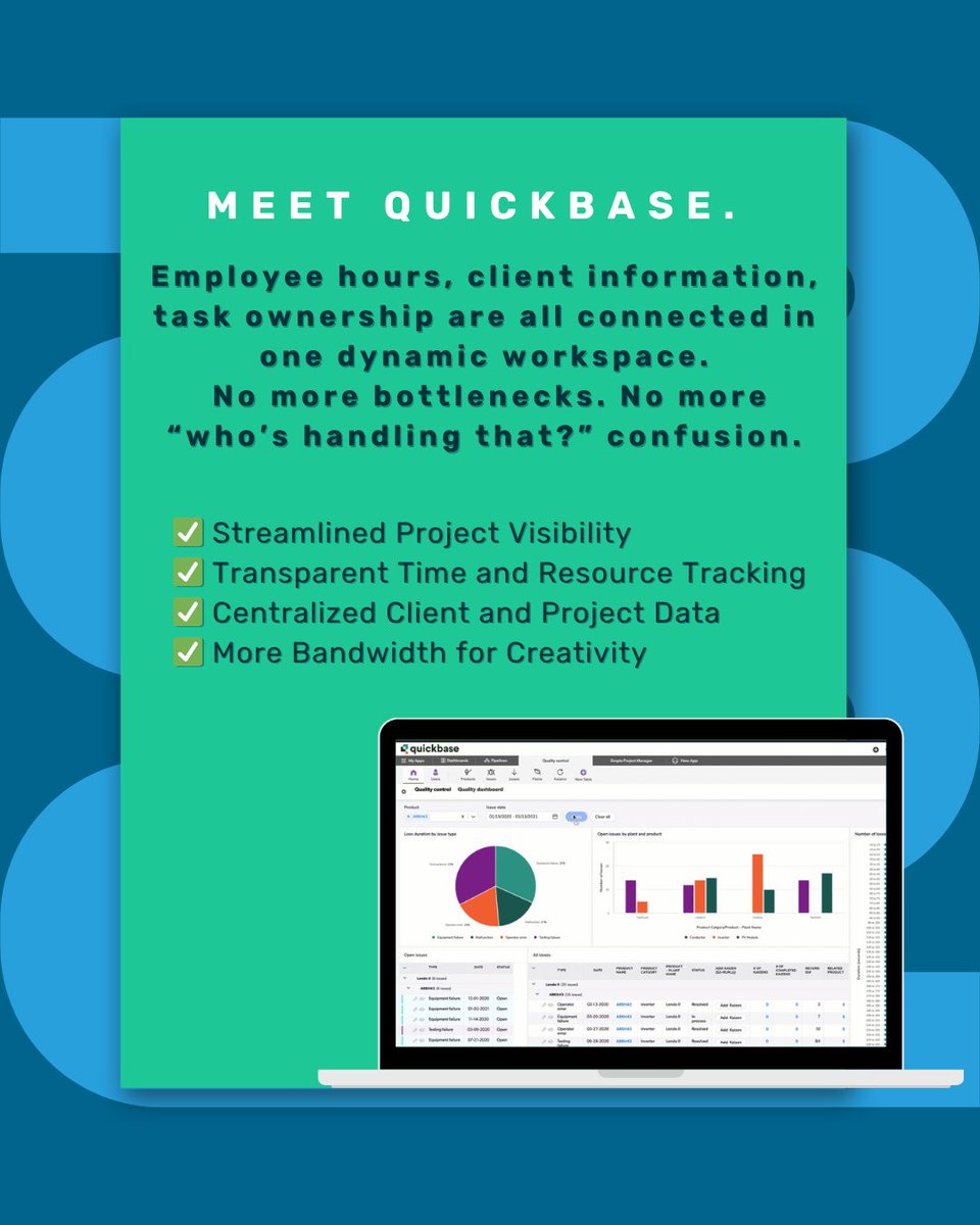TMGAdvertising's tweet photo. Every great campaign starts with the right tools 
Ours? Quickbase. It keeps projects smooth, clients connected, and our team in sync.

Strategy + tech = magic. ✨
#TheMoranGroup #MarketingTools #AgencyLife https://t.co/vAvisIfZS9