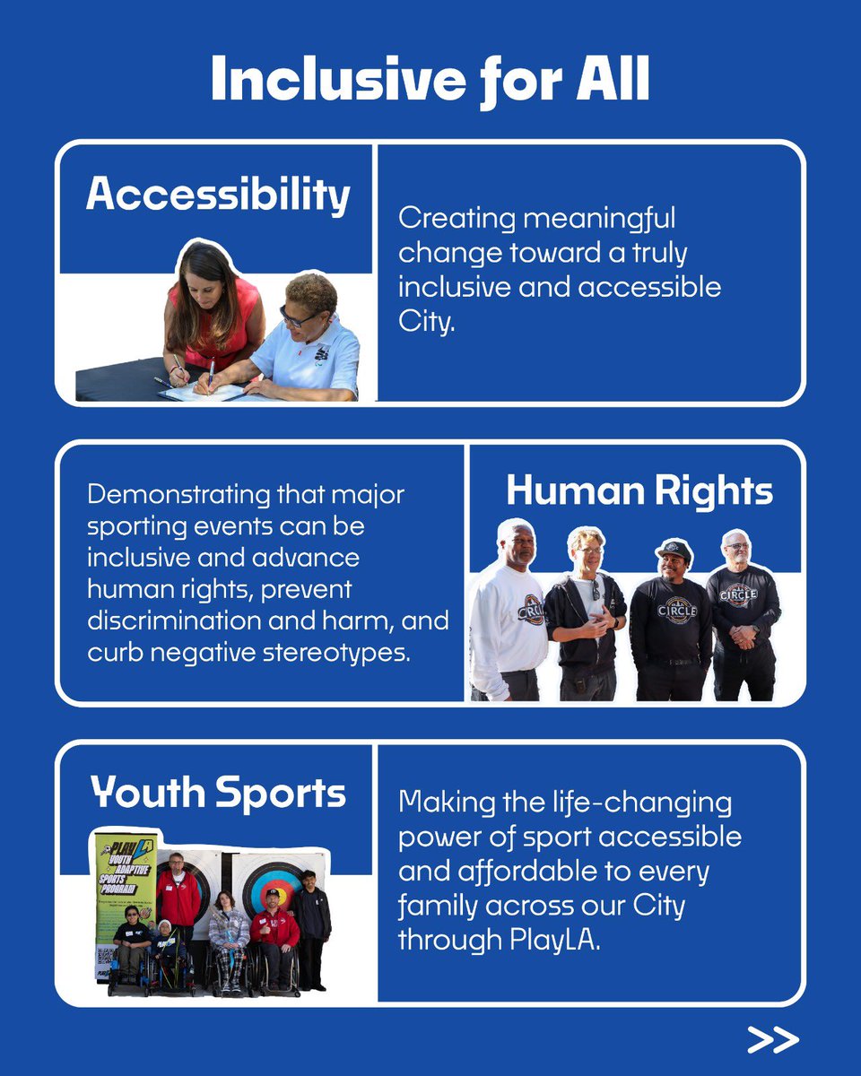 MayorOfLA's tweet photo. We are 1,000 days out from the 2028 Olympic and Paralympic Games!

Today, I'm announcing my "Games for All" Vision and signing an Executive Directive to support its delivery.

The 2028 Games will strengthen our economy and leave an impact of accessibility, sustainability, and opportunity for generations to come.