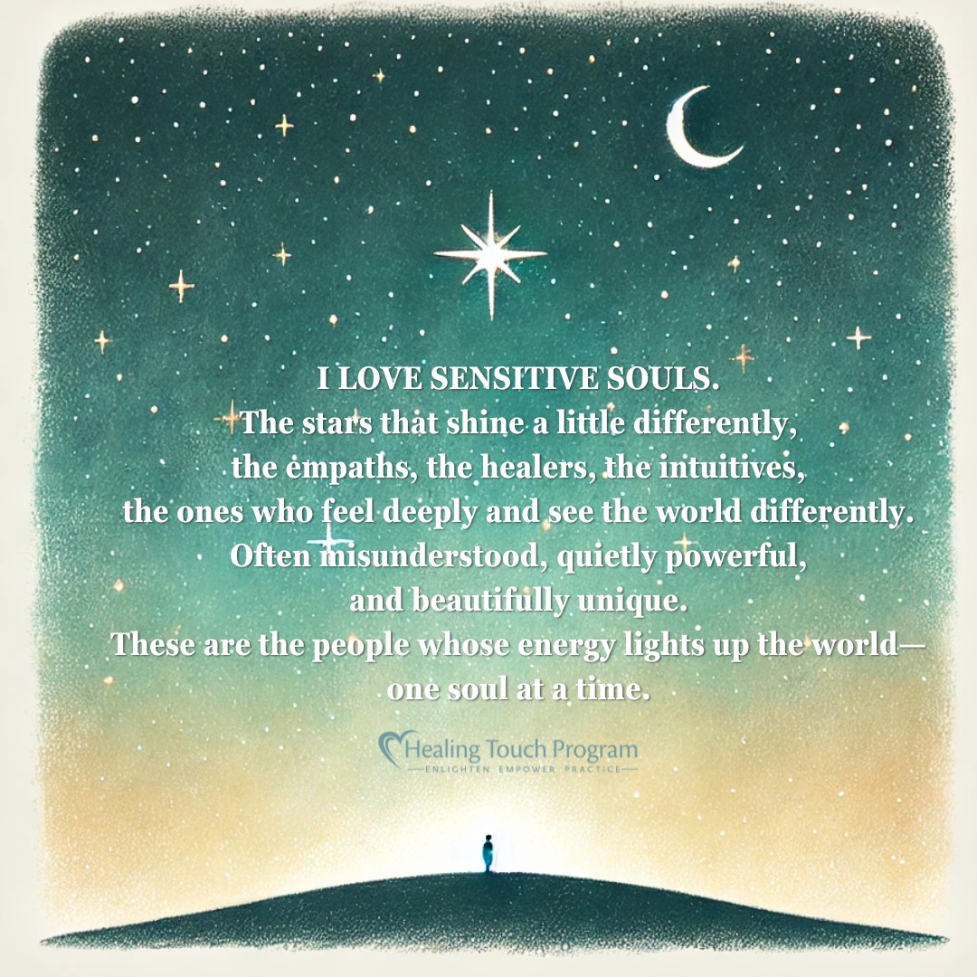 HTProgram's tweet image. In a world that rewards productivity over presence, sensitive souls bring what’s most needed—intuition, empathy &amp;amp; emotional intelligence. 💚

#HealingTouchProgram #EmpathEnergy #HolisticLeadership