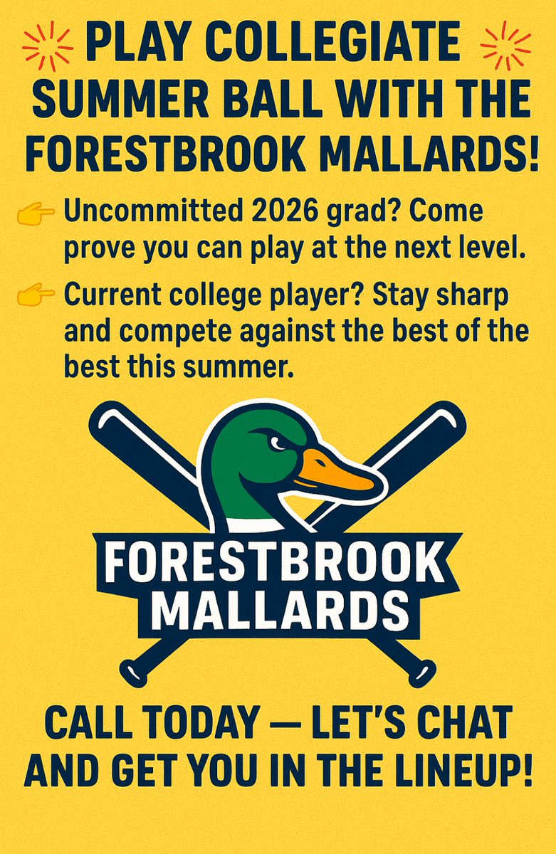 Forestbrook Mallards tweet media