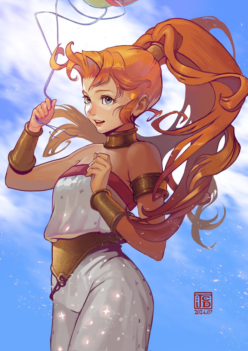 Fumezu1's tweet image. Some #Marle to brighten your timeline🎉 #ChronoTrigger