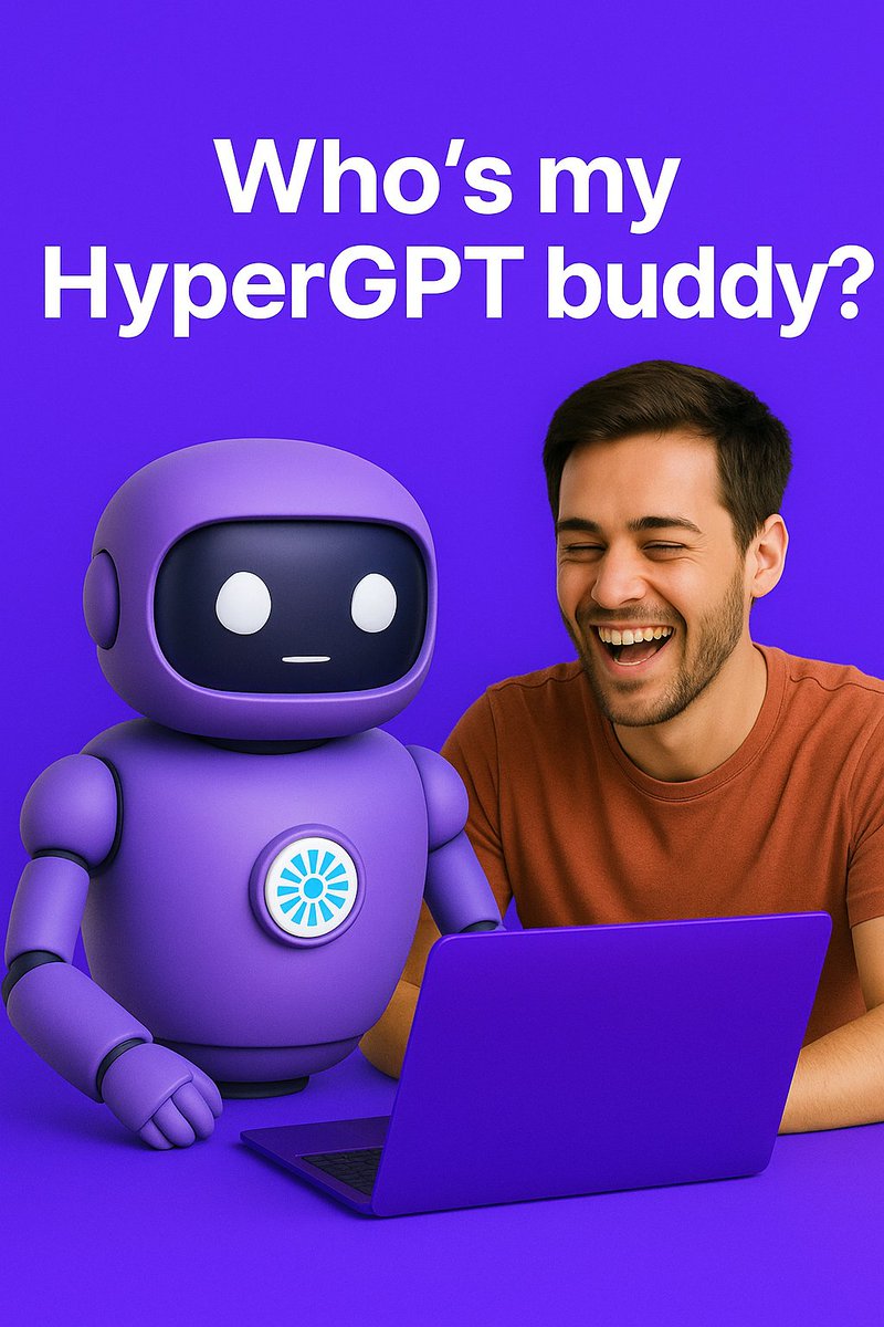 Mr_scoly01's tweet image. Because crypto’s cooler with AI 🤝.
#HyperGPT $HGPT @hypergpt #HGPTarmy #HGPTshillarmy