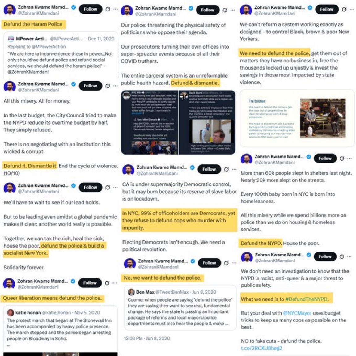 I went back home this summer for a recharge &amp; NY is back to its worst since the 70/80’s. They need more police right now like when Giuliani fixed the city. 

Why anyone would even consider this cretin for Mayor is shocking. We went from 9/11 to this? WTF happened to NY?