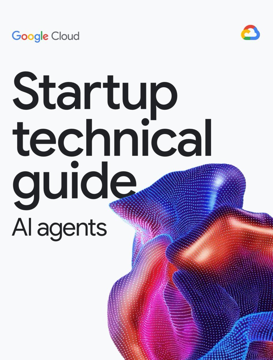 _guillecasaus's tweet image. 🚨 Google acaba de publicar una guía de 69 páginas sobre Agentes de IA.

Explica cómo diseñarlos, conectarlos a datos y ejemplos reales.

Guárdala, porque este recurso es oro puro 👇