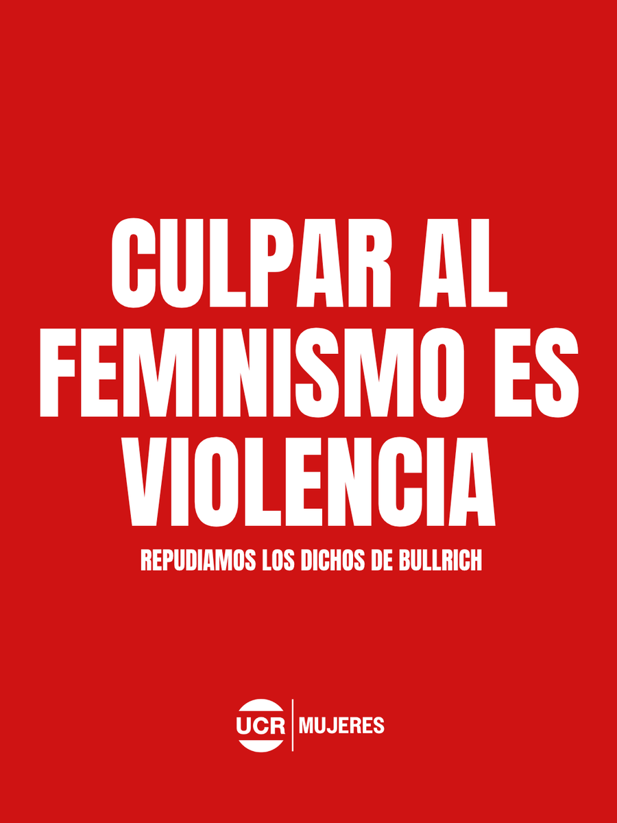 Culpar al feminismo también es violencia‼️
Cuando una ministra de Seguridad culpa a las mujeres por morir asesinadas, legitima la violencia que dice combatir. Y frente a eso, no hay silencio posible.
Nuestra posición 👇🏻
instagram.com/p/DP6rbpTjXDx/…