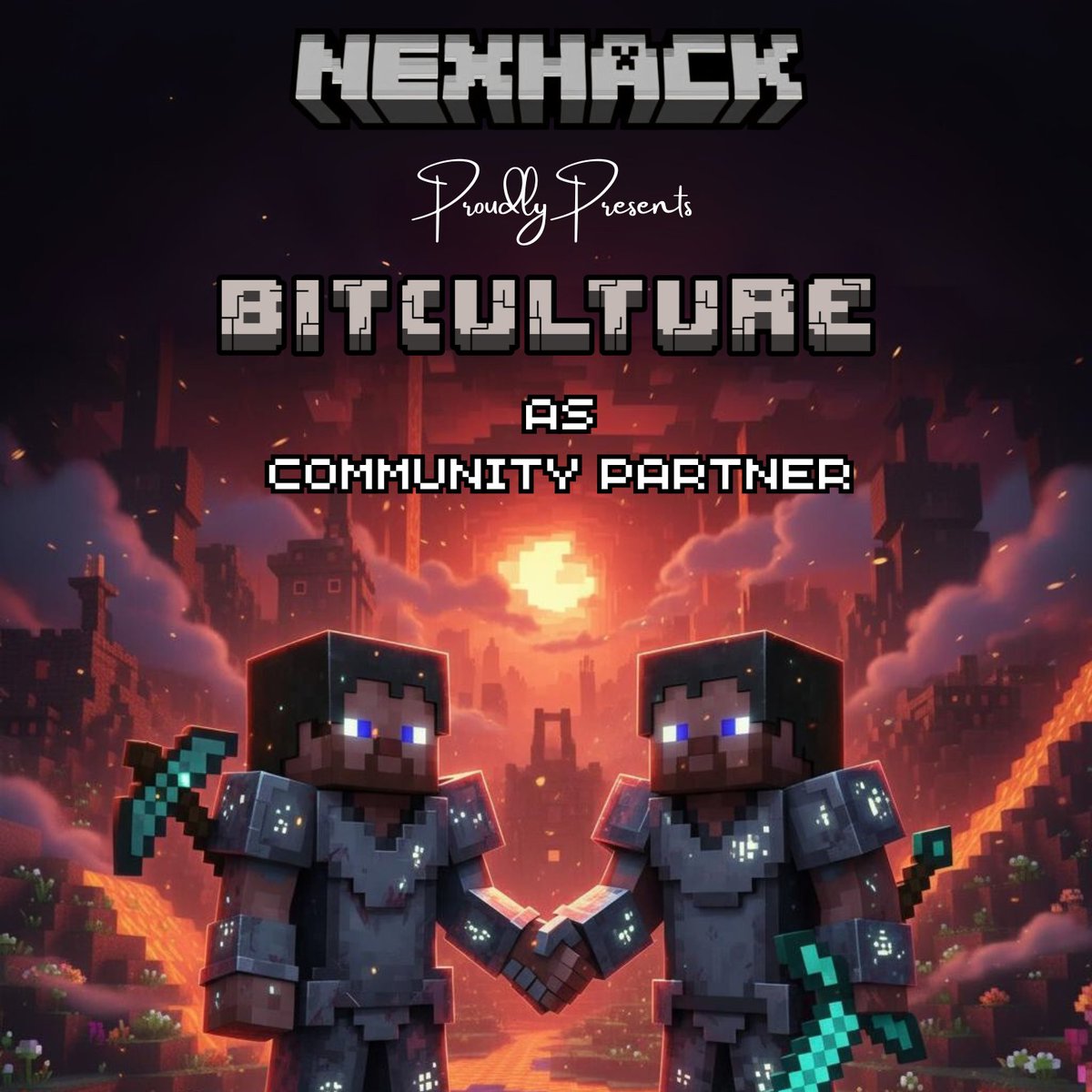 thenexhack's tweet photo. 🎉 Big news! @BitCulture2025  joins us as our Community Partner for #NexHack2025! Let’s build, innovate &amp; create the future together 📷 #TechCommunity #Hackathon #Minecraft #Coding https://t.co/IoAxSoqrOi