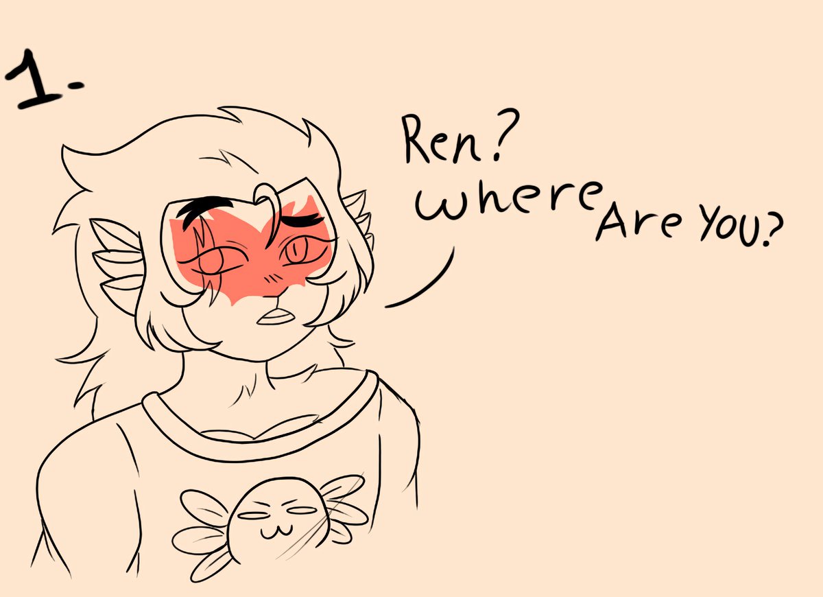 DragonMoonPeach's tweet photo. Just a little something cute with Ren and Macaque (Ren wants to dress up like his Baba 🥹) https://t.co/gYx8s1F77T