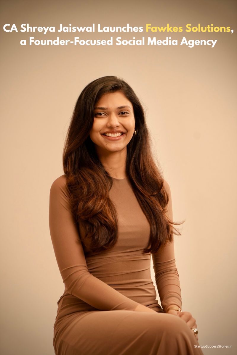 startup2succeed's tweet image. Chartered Accountant, finance creator, and entrepreneur Shreya Jaiswal, known widely as The Unconventional CA, is blending business, finance, and creativity through her venture Fawkes Solutions. Read more at..bit.ly/46Z7r3e

#FounderBranding #StartupMarketing