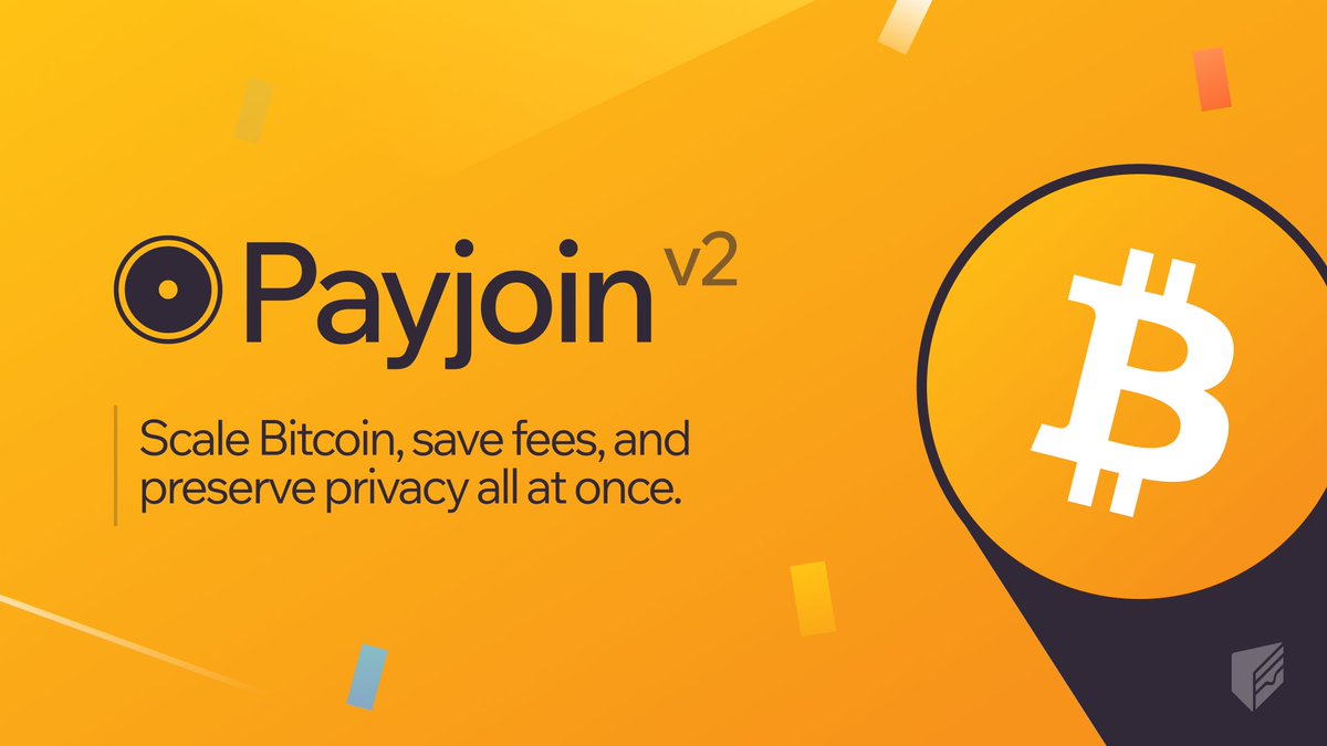 cakewallet's tweet image. NEW $1000 BTC Payjoin Giveaway🔥

To Join:
1. Get your BTC wallet ready in Cake Wallet (you need some BTC for Payjoin to work!)
2. Reply with a screenshot of your Payjoin-enabled receive screen in Cake Wallet
3. Follow @cakewallet 

Winners announced next Wednesday, good luck 🤞