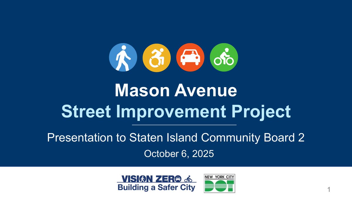NYCDOTProjects's tweet image. Mason Avenue, Seaview Avenue to Delaware Avenue - presented to Staten Island Co nyc.gov/html/dot/downl…