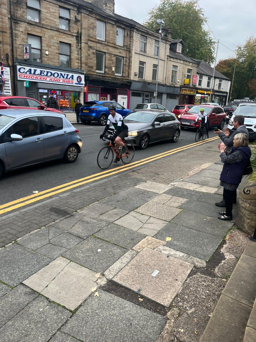 BpBlackburn's tweet photo. Penultimate stop at Padiham St Leonard in Burnley deanery, talking about generosity. So so nearly there! 
 
#pedalalong2025

https://t.co/sjfS4gJiZX https://t.co/JudV4BX4jY