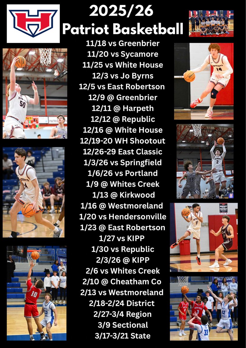 White House Heritage High School Boys Basketball tweet media