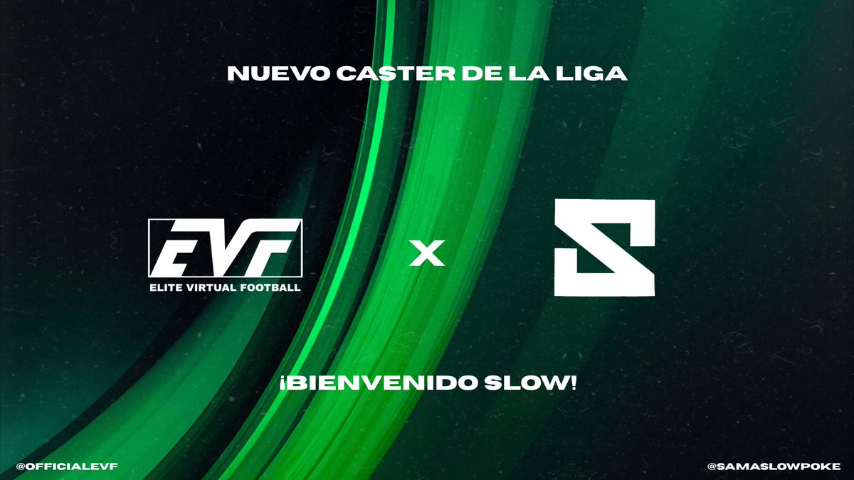 🔥 ¡Nueva voz en la liga! 🔥

<a href="/SamaSlowpoke/">SlowpokeSama</a>  se une a EVF La Liga para ponerle emoción, ritmo y espectáculo a cada jornada 🎙️⚽

Prepárate para vivir los partidos… ¡como nunca antes!

#EVFLaLiga #SlowPokeSma #CastersEVF