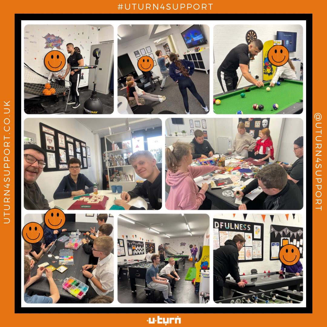 UTurn4Support's tweet photo. Exciting times at UTurn Hub! Our team has been engaging with local youth through home visits, mentoring, and fun clubs. Tomorrow (18.10.25), our ambassadors and mascot Ugo will connect with our elderly members to spread joy. 🧡 

#UTurn4Support #CommunityImpact #UGO https://t.co/NUDwsg2bFC