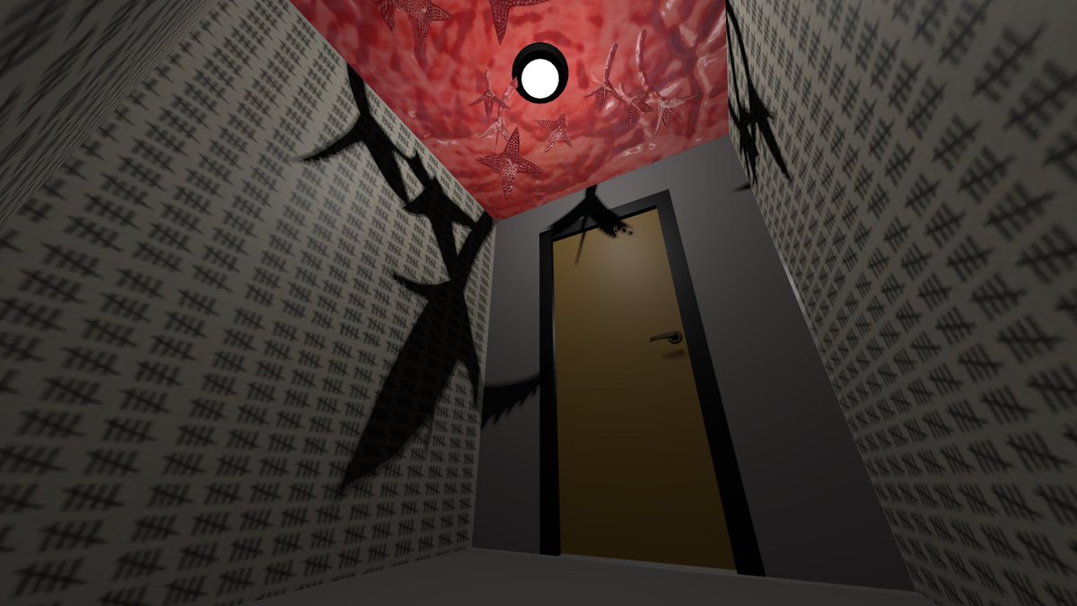 K.T. けものまき
--
P.T.風の短編ホラーゲーム。一見ただの廊下なのに、扉を開けては歩き続け、何度も同じ場所を彷徨い、ついには逃げられない感覚に陥る…。
少人数プレイ推奨、プレイ時間は約5〜8分。 注意：部屋は暗い
#VRChat_world紹介 #VRChat #VRC #Spookality2025