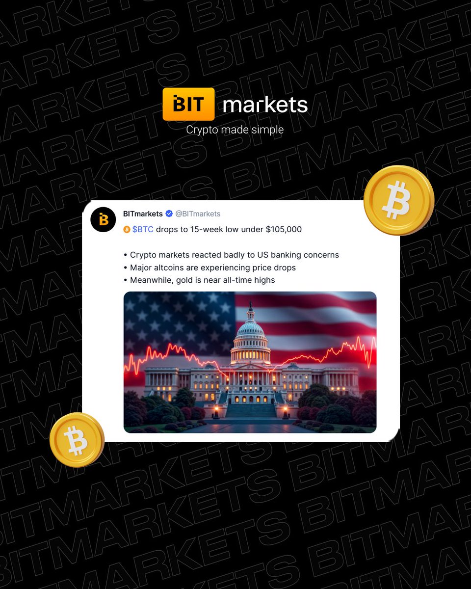 BITmarkets (@bitmarkets_com) on Twitter photo Bitcoin falls to its lowest levels since June as familiar US banking turmoil returns. What's next for 'the currency of the internet'?
Join the discussion on <a href="/CoinMarketCap/">CoinMarketCap</a>!
coinmarketcap.com/community/prof… Bitcoin falls to its lowest levels since June as familiar US banking turmoil returns. What's next for 'the currency of the internet'?
Join the discussion on <a href="/CoinMarketCap/">CoinMarketCap</a>!
coinmarketcap.com/community/prof…