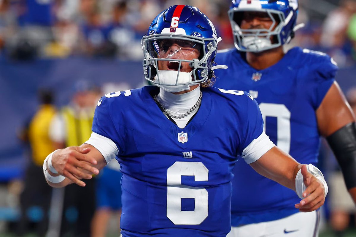 hardwarkwagers's tweet photo. NFL Pick #1

Date: Sunday, October 19th

Game/Event: Giants @ Broncos

Pick: J. Dart U39.5 Rush Yards (-115 Bet365)

Bet Size: 1U —> 1.87U https://t.co/qIJzXXnBhn