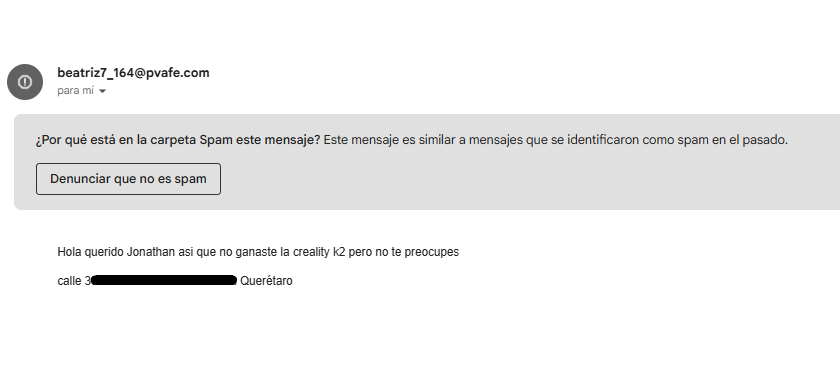 Jonathan_all1's tweet photo. Durante el live del sorteo de @Creality3dP por una k2 se expusieron datos personales de varios participantes incluido yo , algunos hemos recibido correos con esa información. estén atentos y no respondan
#Creality #FiltracionDeDatos #DataLeak https://t.co/0bTMLBjL7u