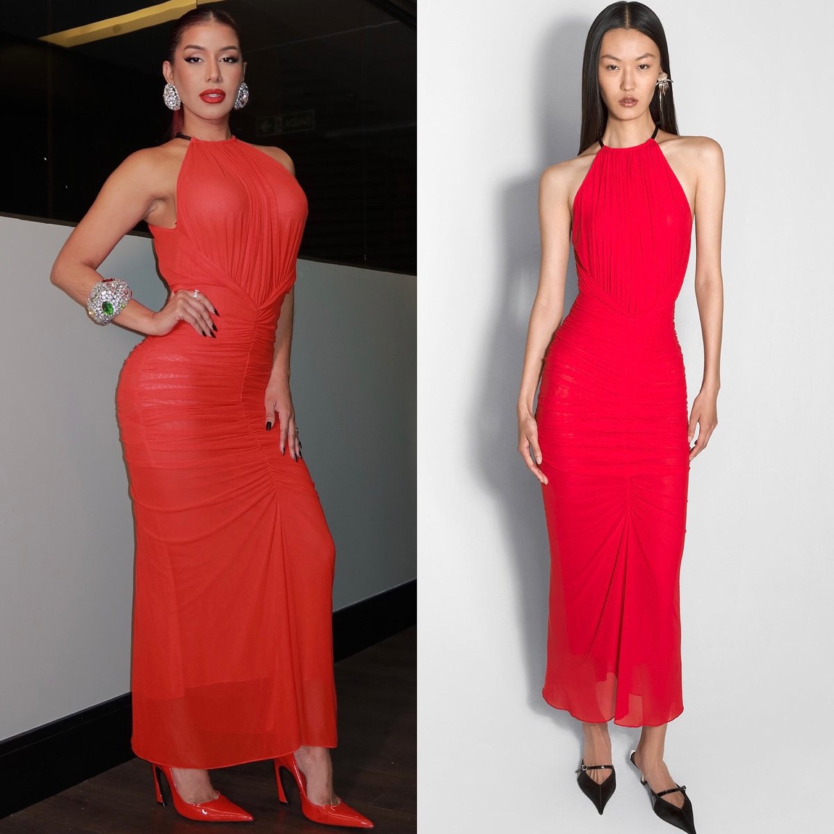 dequemeolook's tweet image. Priscila Senna de Mugler e acessórios Area para a gravação do novo projeto audiovisual da cantora Samyra Show. #PriscilaSenna #Mugler 

Styling: luizplinio
Foto: @andriellysouzaofc

📸 Reprodução Instagram / Divulgação