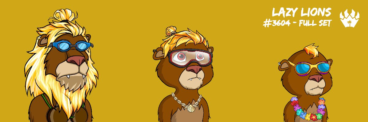 Coco Pride 🥥 - Lazy Lions Trait Group (@cocopride_eth) on Twitter photo GM #FullSetFriday ☕️🦁🥥
Who’s ready for a <a href="/LazyLionsNFT/">Lazy Lions 👑</a> space and a well deserved $LAZY weekend?!
#ROAR #CocoPride GM #FullSetFriday ☕️🦁🥥
Who’s ready for a <a href="/LazyLionsNFT/">Lazy Lions 👑</a> space and a well deserved $LAZY weekend?!
#ROAR #CocoPride