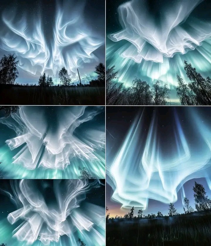 White Auroras like never before spotted in the skies of Alaska👀 🌌✨