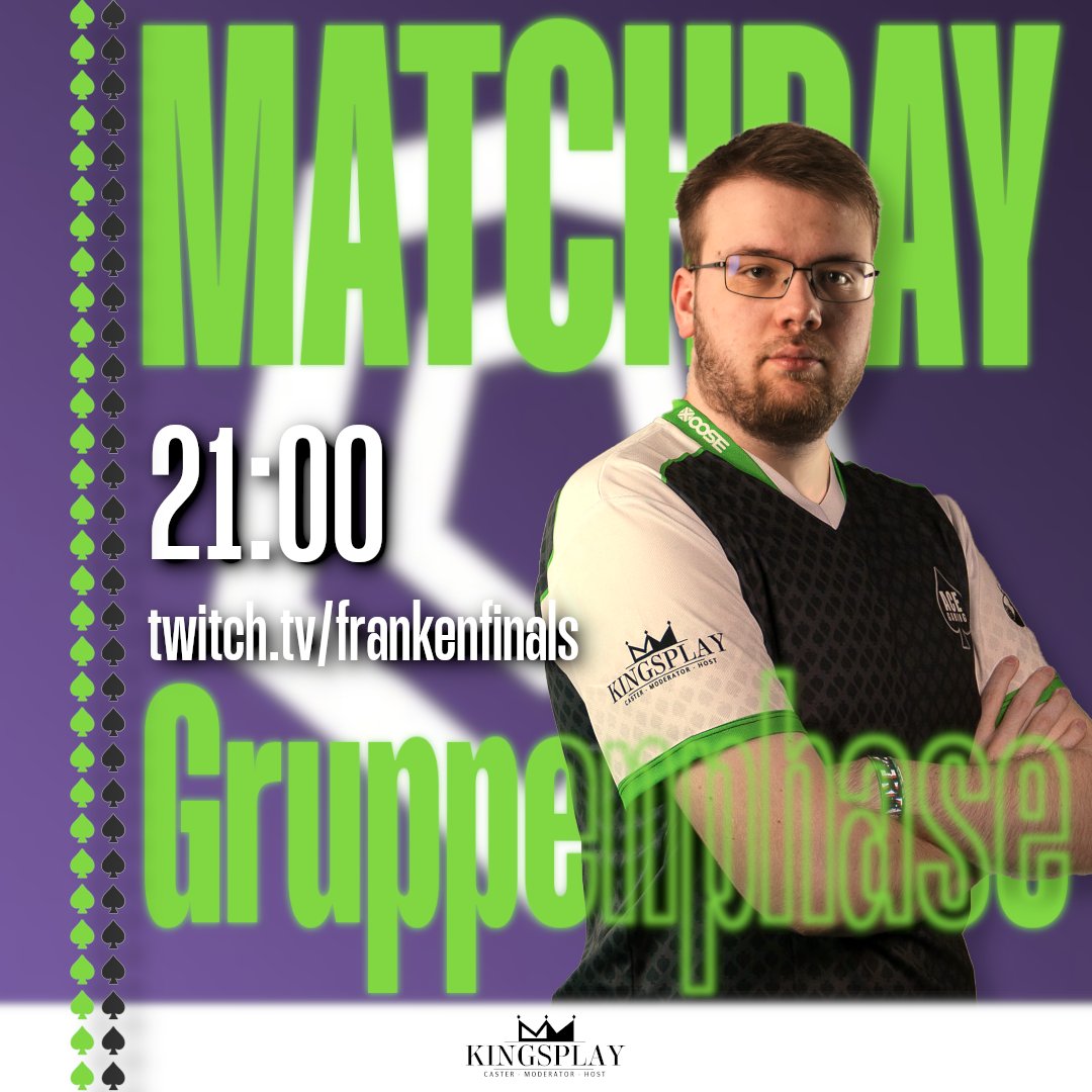 AUSWÄRTSFAHRT!

Heute Abend tritt unser Süd-Lineup ihr erstes Gruppenspiel in den <a href="/FrankenFinals/">FrankenFinals</a> an!

Das Game (Bo1) könnt ihr um 21 Uhr auf dem FrankenFinals Kanal verfolgen. Link im Kommentar.

Mit dabei sind:
🔝<a href="/Rainlol12/">Rain 🌦</a> 
🌿<a href="/JgDeletus/">Deletus</a>
🪄 <a href="/LoLRaki/">Raki</a> 
🏹<a href="/Hadonski/">Hadonski</a>
🚑<a href="/Remix_LoL/">Rickless</a>