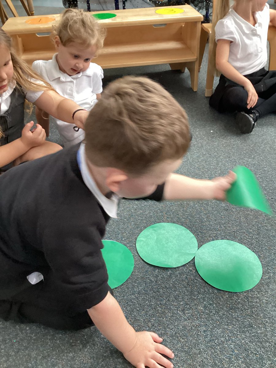 Today we worked with the number four. Learning about all the different ways we can make and move 4 objects!4️⃣