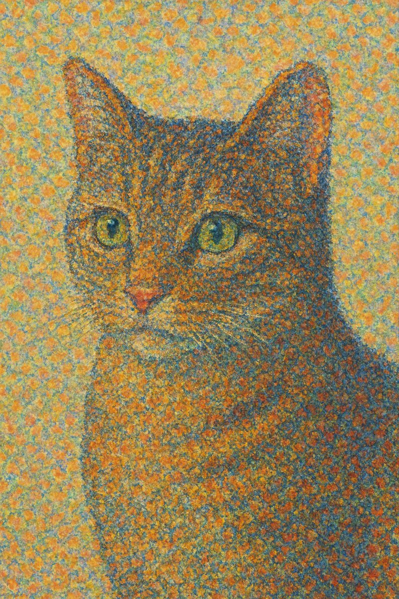 TimF's tweet image. I&apos;ve never had this much of a problem with Chatgpt and an image. No matter the prompt, it gives me this cat which is decidedly unlucky looking.