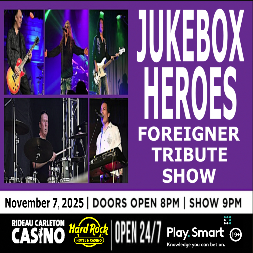 HeroesJukeBox's tweet photo. Fresh from our appearance at Nostalgia Fest this past August, on Friday, November 7 we rock Hard Rock Hotel &amp; Casino in the capital city of Canada, Ottawa! Our show complete with professional lights &amp; sound &amp; look that has you reminiscing when they ruled radio in the 70s &amp; 80s! https://t.co/AUNg5UkdTC