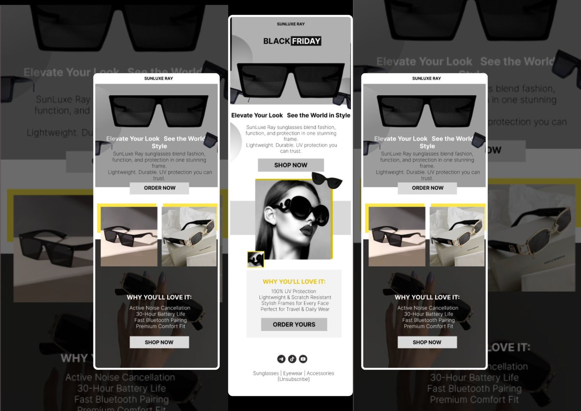 Mk_Humaira's tweet image. Check out new work on my @Behance profile: "Email & Newsletter template design" be.net/gallery/236775…