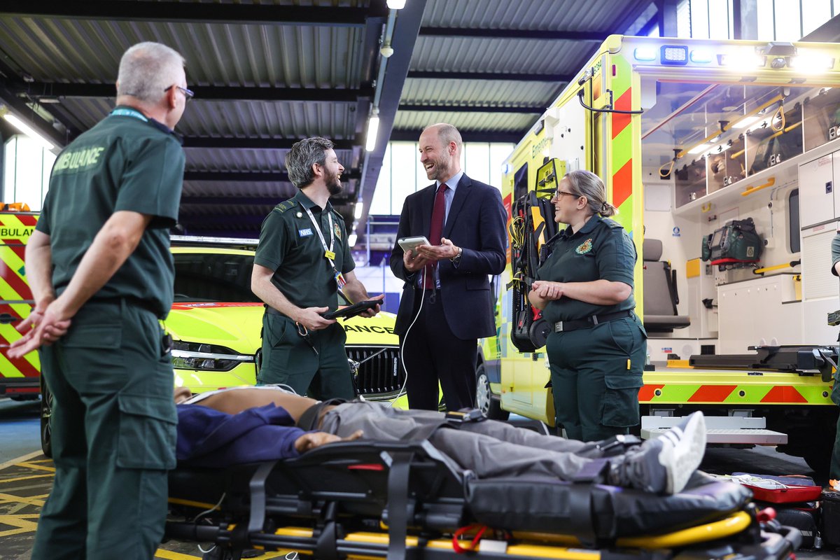 Today we welcomed His Royal Highness the Prince of Wales to our Waterloo Headquarters, where he met some of our frontline colleagues to hear about their experiences of providing first-class urgent and emergency care to Londoners.