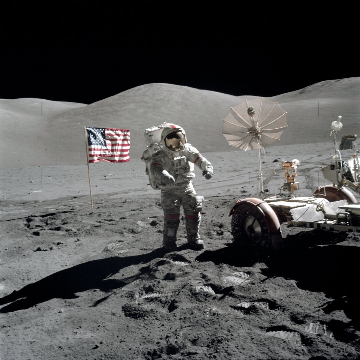 The last man on the Moon left more than footprints.

Gene Cernan’s Apollo 17 Lunar Module Data Card Book — used on the lunar surface, filled with his handwritten notes, and signed on every page — just sold for $73,219 at <a href="/RRAuction/">RR Auction</a>.

🔗shorturl.at/YxZg2

#Apollo17