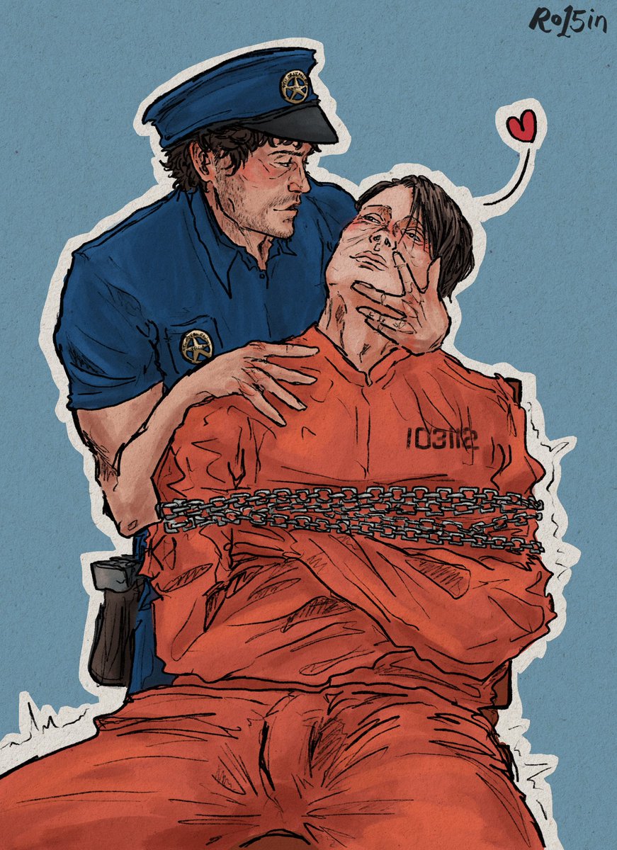 ro15in's tweet photo. another #FADServer halloween hunt fill!! prompt was imprisonment 😈⛓️💥🗝️
#hannigram #hannibal https://t.co/dyWyOJ4usp