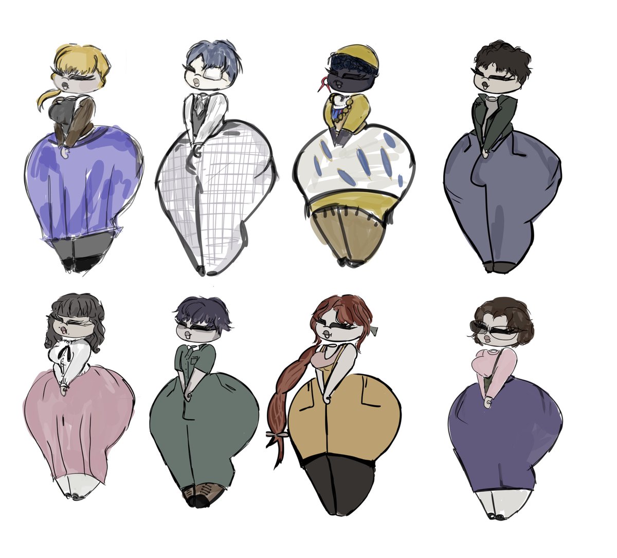 Soyboy6967's tweet image. Fear and hunger redesigns 🥺 #funger #fearandhungertermina #fungertwt #redesign #artstyle