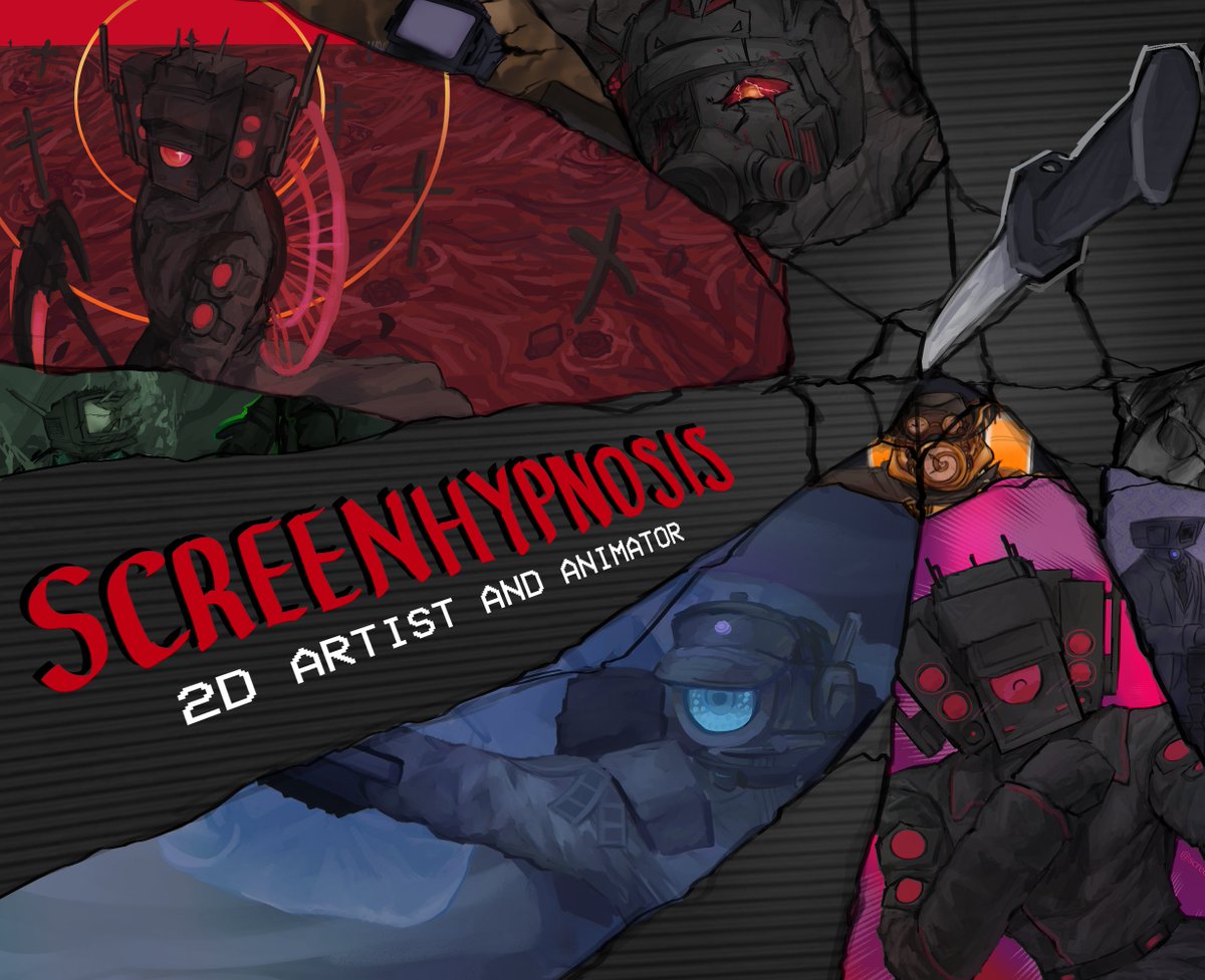 screenhypnosis's tweet image. 📌
Hello !!!! I am Salt
‣ #skibiditoilet art account
‣ I love designing characters and animating
‣ my commissions are open when I either say so or just dm to ask me
‣ Don't repost images marked as (OC) c:
